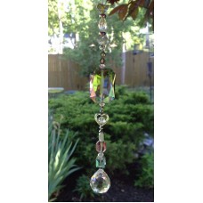 Handmade Healing Green Crystal Swarovski Element Suncatcher/Prism USA    162800705348